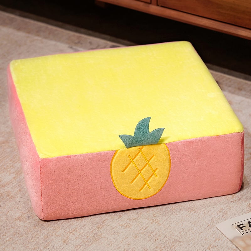 Детска повдигаща подложка за столче за хранене, аннимационен стил, кристален велур, пълнеж с висока плътност, персонализиране