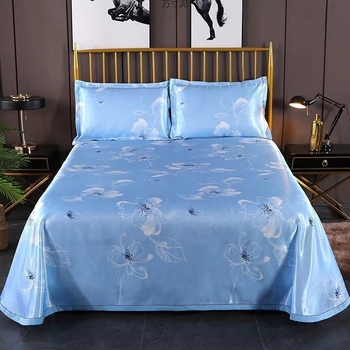 Ice-silk vėsinantis lovos kilimėlis, skalbiasi mašinoje, 3 dalių rinkinys, chemijos pluoštas