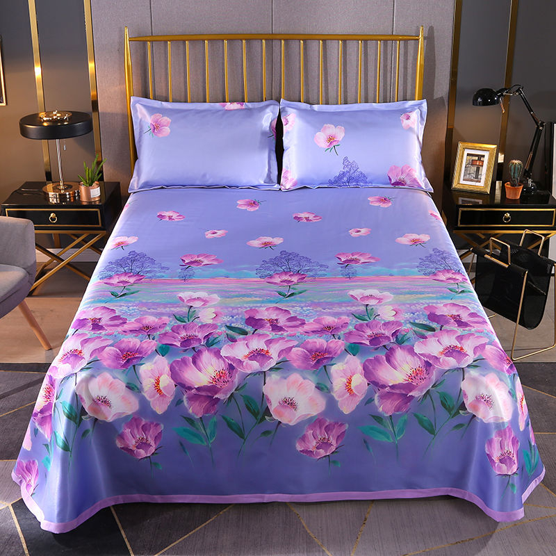 Ice-silk vėsinantis lovos kilimėlis, skalbiasi mašinoje, 3 dalių rinkinys, chemijos pluoštas