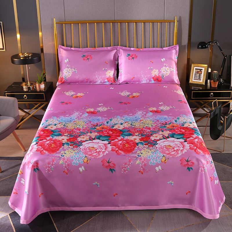 Ice-silk vėsinantis lovos kilimėlis, skalbiasi mašinoje, 3 dalių rinkinys, chemijos pluoštas