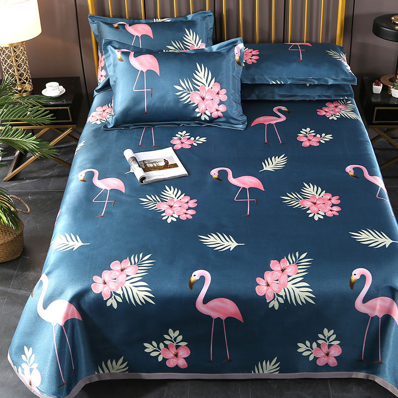 Ice-silk vėsinantis lovos kilimėlis, skalbiasi mašinoje, 3 dalių rinkinys, chemijos pluoštas