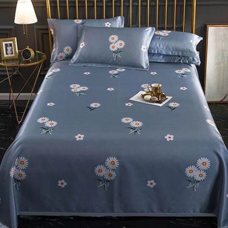 Ice-silk vėsinantis lovos kilimėlis, skalbiasi mašinoje, 3 dalių rinkinys, chemijos pluoštas