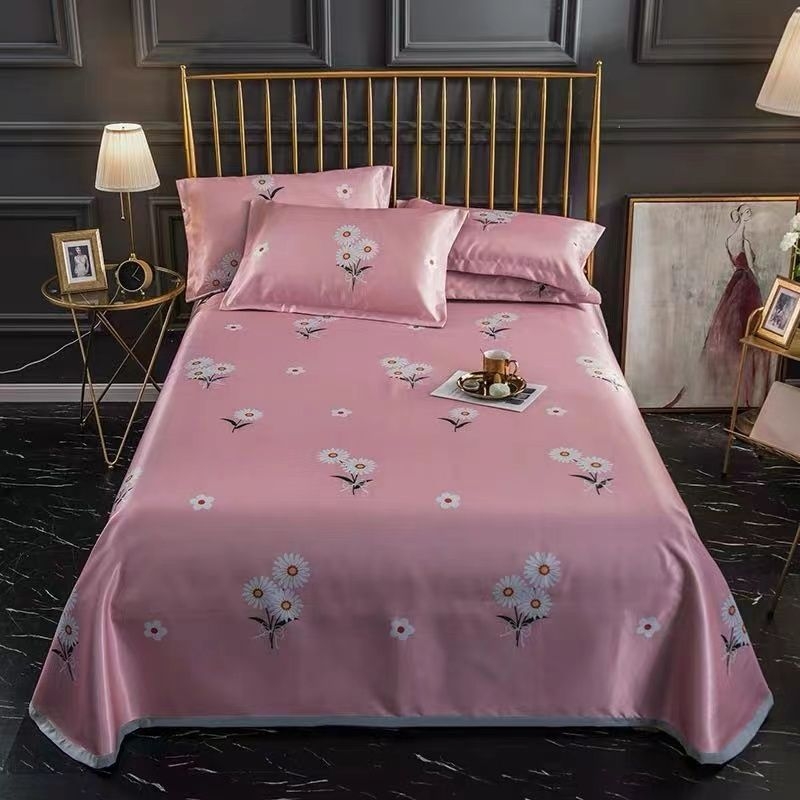 Ice-silk vėsinantis lovos kilimėlis, skalbiasi mašinoje, 3 dalių rinkinys, chemijos pluoštas