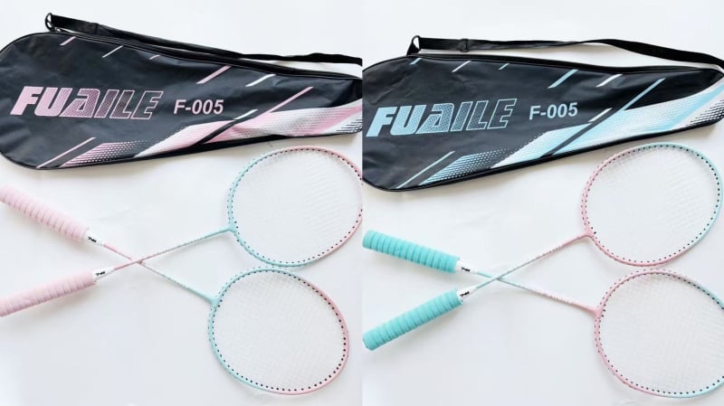 Ράκετ μπατμίντον με πλαίσιο από ανθρακονήματα, ευθεία κεφαλή, βάρος 95–100 g, πάχος λαβής G2, υλικό χορδών: ίνες μεταξιού