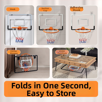 Vertikalus krepšinio stovas su geležiniu rėmu namų ir lauko naudojimui — tėvų ir vaikų interaktyvus krepšinio treniravimo žaislas