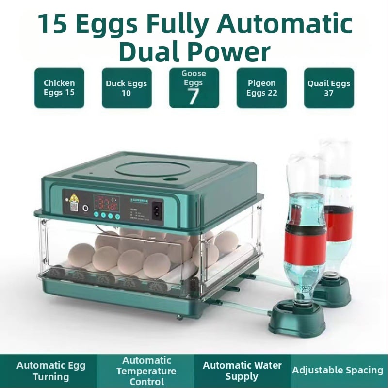 Inkubaator – väike kodukasutuseks automaatne nutikas inkubaator; Töötlemistehnoloogia: hõbedane sisse ehitus; Materjal: messing + elektriline valge teras; Vorm: geomeetriline tüüp; Puhtus: 98% hõbe; Käivitamine: Talv 2022