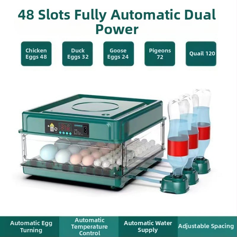 Inkubaator – väike kodukasutuseks automaatne nutikas inkubaator; Töötlemistehnoloogia: hõbedane sisse ehitus; Materjal: messing + elektriline valge teras; Vorm: geomeetriline tüüp; Puhtus: 98% hõbe; Käivitamine: Talv 2022
