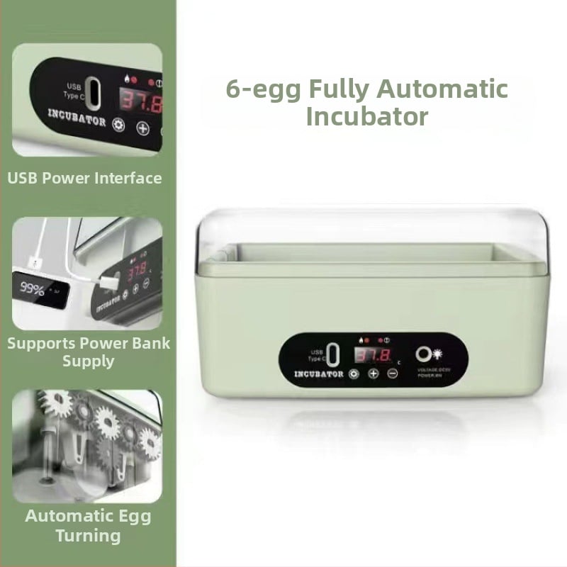 Inkubaator – väike kodukasutuseks automaatne nutikas inkubaator; Töötlemistehnoloogia: hõbedane sisse ehitus; Materjal: messing + elektriline valge teras; Vorm: geomeetriline tüüp; Puhtus: 98% hõbe; Käivitamine: Talv 2022