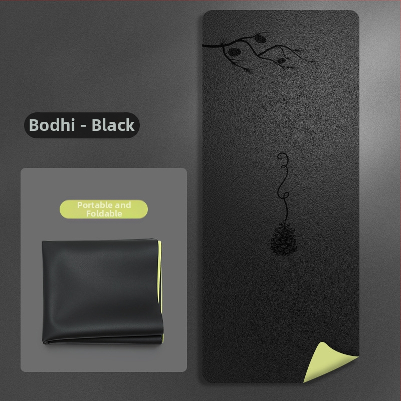 Йога мат PU естествен каучук, дебелина 1.5 мм, Дизайн: стилова линия, Марка: Other