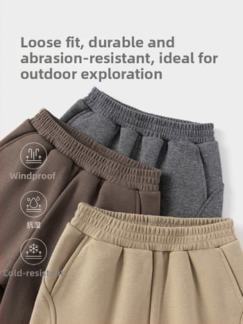 Vaikų kelnės, medvilnė, universalus stilius, vidutinio juosmens su elastine juostele, karikatūros raštas