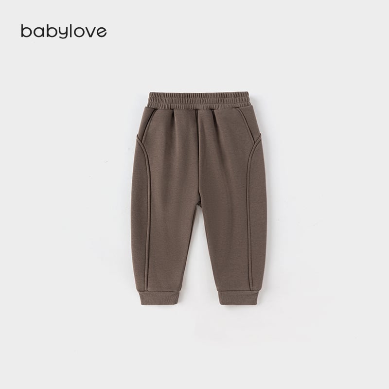 Vaikų kelnės, medvilnė, universalus stilius, vidutinio juosmens su elastine juostele, karikatūros raštas