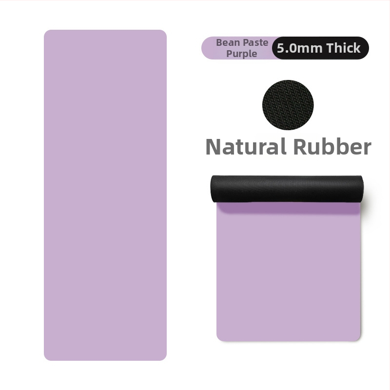 Йога постелка Miska (PU и естествен каучук, 5 мм дебелина, 3000 г, геометричен принт)