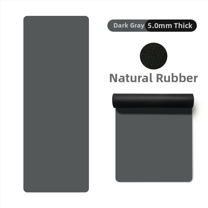 Йога постелка Miska (PU и естествен каучук, 5 мм дебелина, 3000 г, геометричен принт)