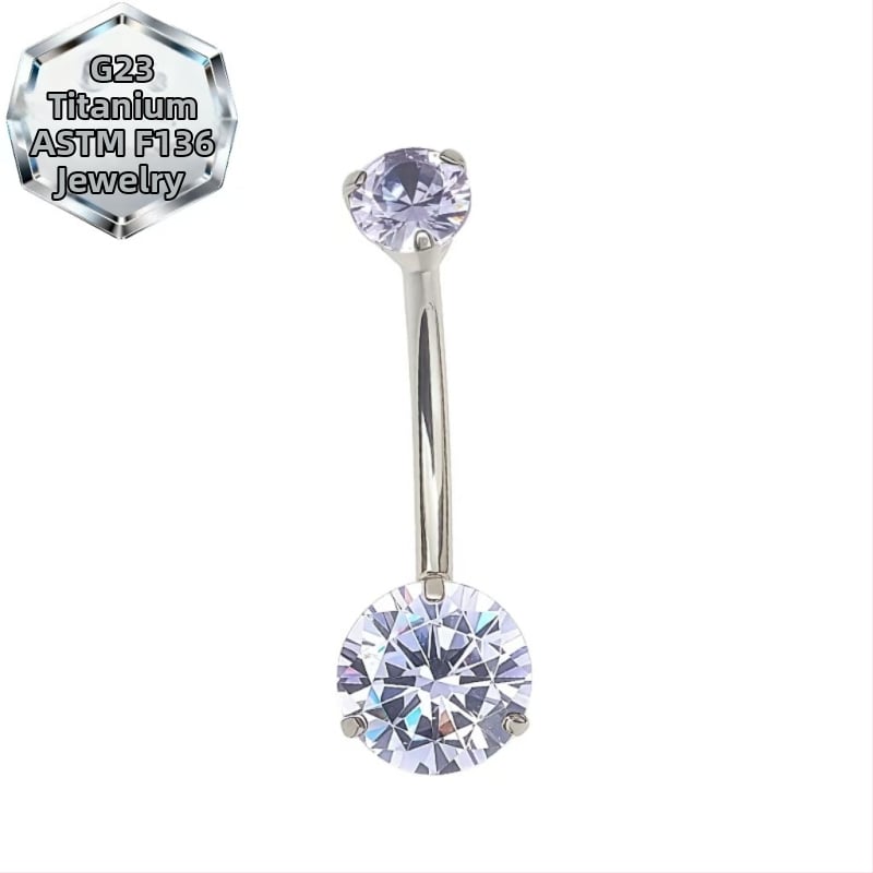 Kahepealine nabasõrmus – titaani sulam, 5A tsirkoon, geomeetriline kuju, teemandi töötlus, sisemine spiraal