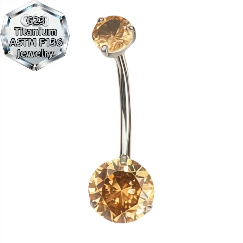 Kahepealine nabasõrmus – titaani sulam, 5A tsirkoon, geomeetriline kuju, teemandi töötlus, sisemine spiraal