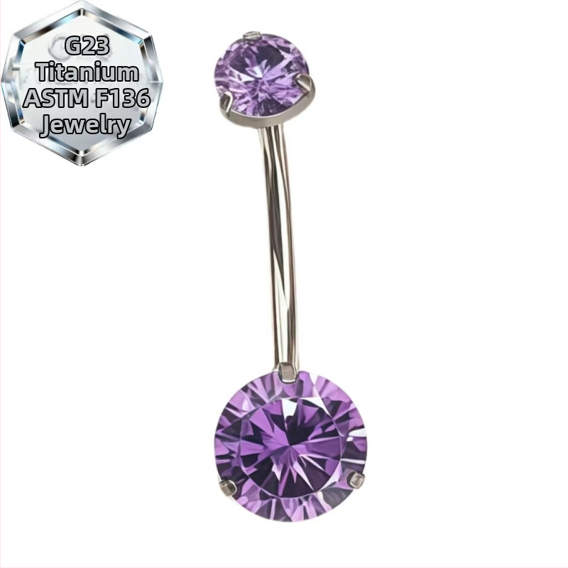 Kahepealine nabasõrmus – titaani sulam, 5A tsirkoon, geomeetriline kuju, teemandi töötlus, sisemine spiraal