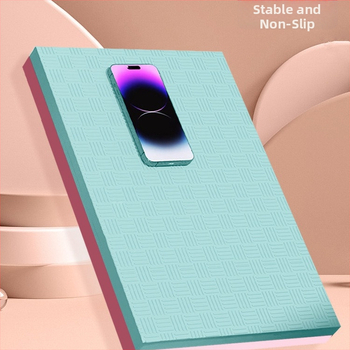 Баланс йога мат, със удебелена нехлъзгаща се повърхност, EVA, 6 мм