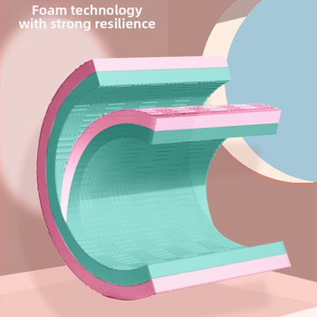 Баланс йога мат, със удебелена нехлъзгаща се повърхност, EVA, 6 мм