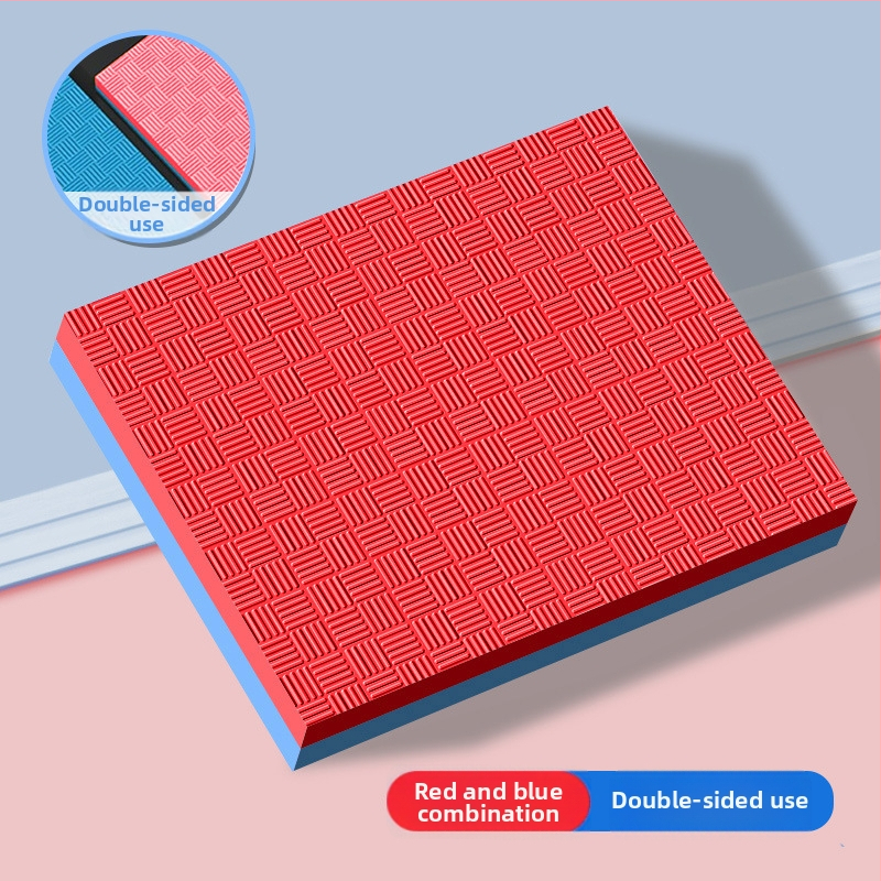 Баланс йога мат, със удебелена нехлъзгаща се повърхност, EVA, 6 мм