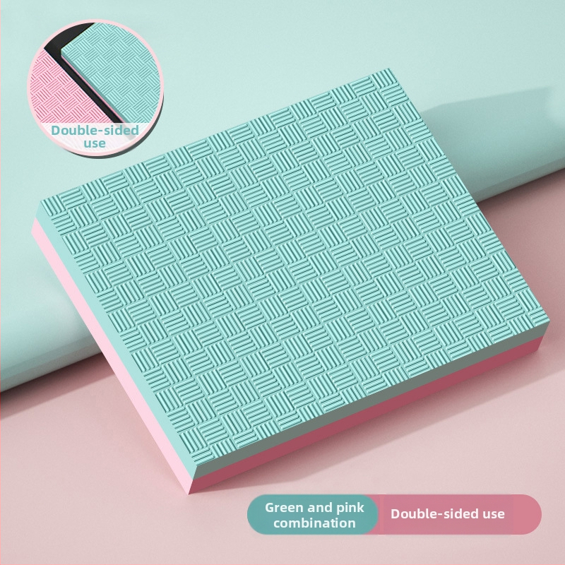 Баланс йога мат, със удебелена нехлъзгаща се повърхност, EVA, 6 мм