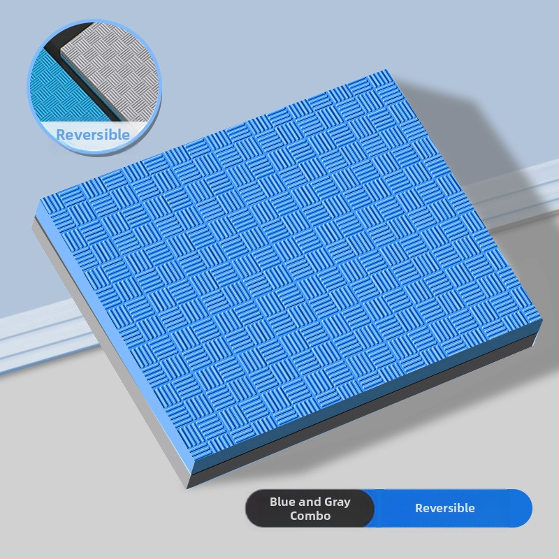 Баланс йога мат, със удебелена нехлъзгаща се повърхност, EVA, 6 мм