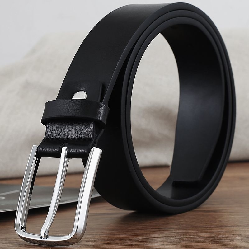 Ζώνη από δέρμα split leather, αγκράφα από κράμα, κούμπωμα με κορδάκι, λεπτό πλάτος <2 εκ