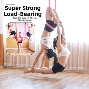 Slang Shield ore jogos hamaka su tempimo diržu ir mikroelastine virvė namų jogos studijai