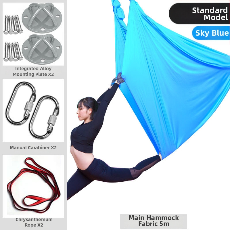 Slang Shield ore jogos hamaka su tempimo diržu ir mikroelastine virvė namų jogos studijai