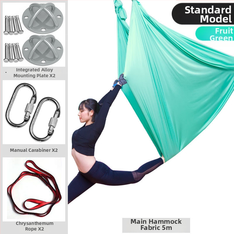 Slang Shield ore jogos hamaka su tempimo diržu ir mikroelastine virvė namų jogos studijai