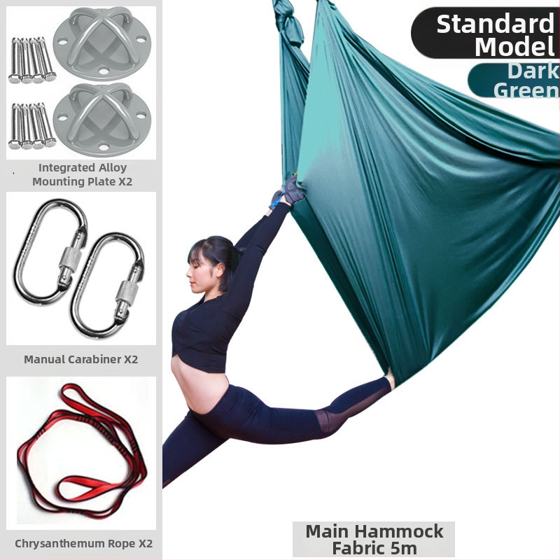 Slang Shield ore jogos hamaka su tempimo diržu ir mikroelastine virvė namų jogos studijai