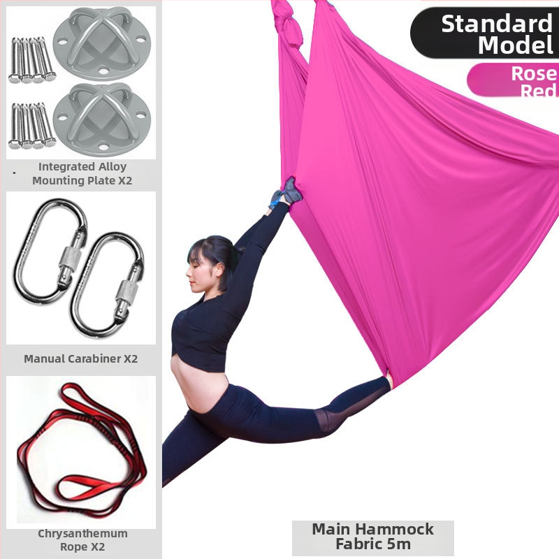 Slang Shield ore jogos hamaka su tempimo diržu ir mikroelastine virvė namų jogos studijai