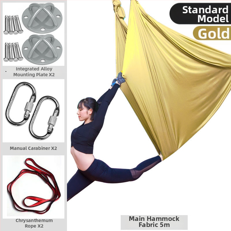 Slang Shield ore jogos hamaka su tempimo diržu ir mikroelastine virvė namų jogos studijai