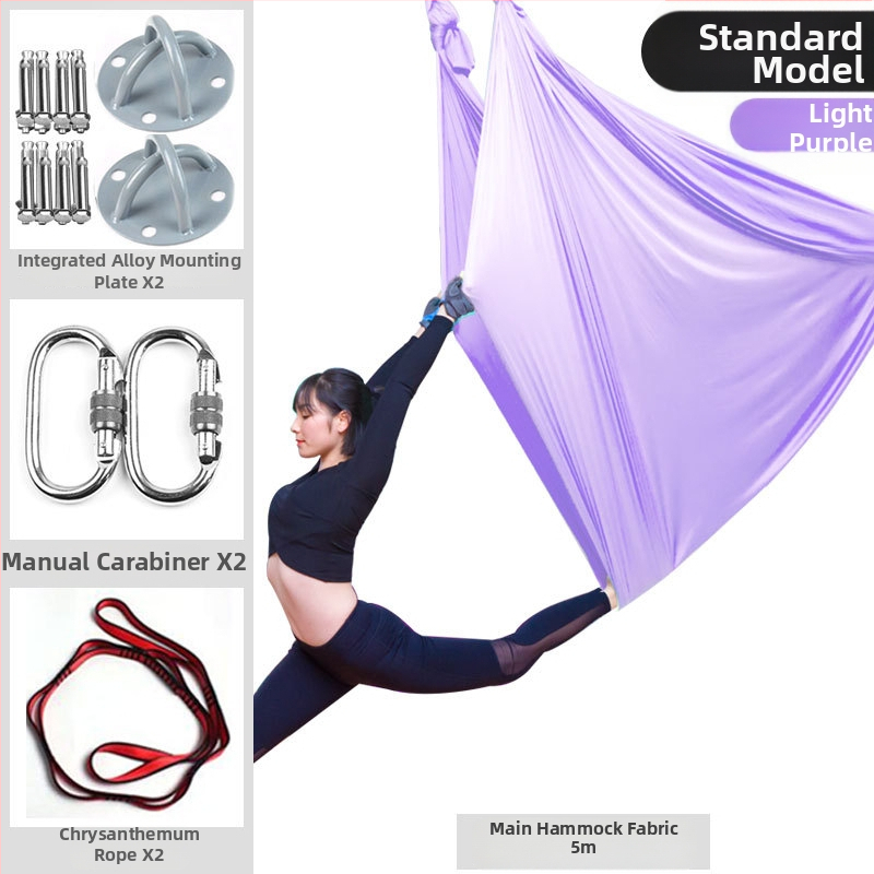 Slang Shield ore jogos hamaka su tempimo diržu ir mikroelastine virvė namų jogos studijai