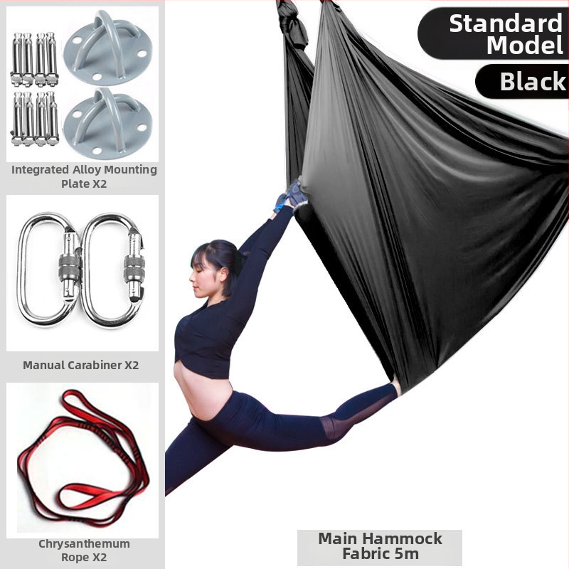 Slang Shield ore jogos hamaka su tempimo diržu ir mikroelastine virvė namų jogos studijai