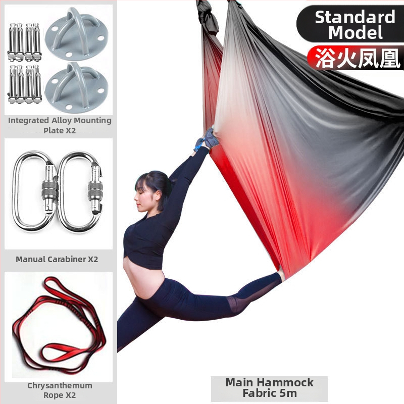 Slang Shield ore jogos hamaka su tempimo diržu ir mikroelastine virvė namų jogos studijai