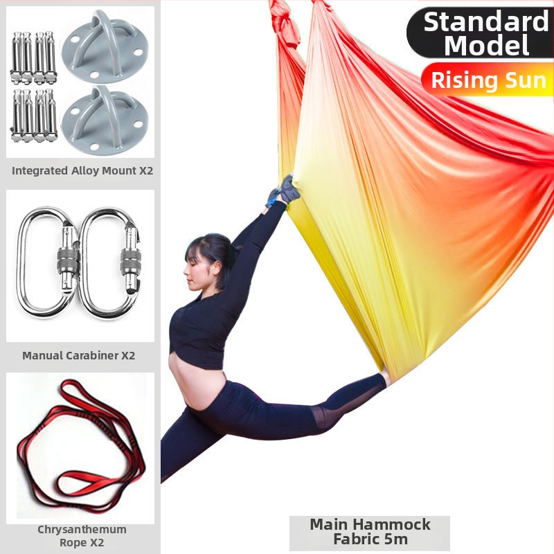 Slang Shield ore jogos hamaka su tempimo diržu ir mikroelastine virvė namų jogos studijai