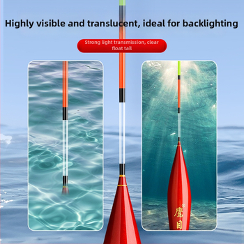 Поплавък за риболов Eagle Eye — вертикален дрейф, наноматериал, светещ дизайн