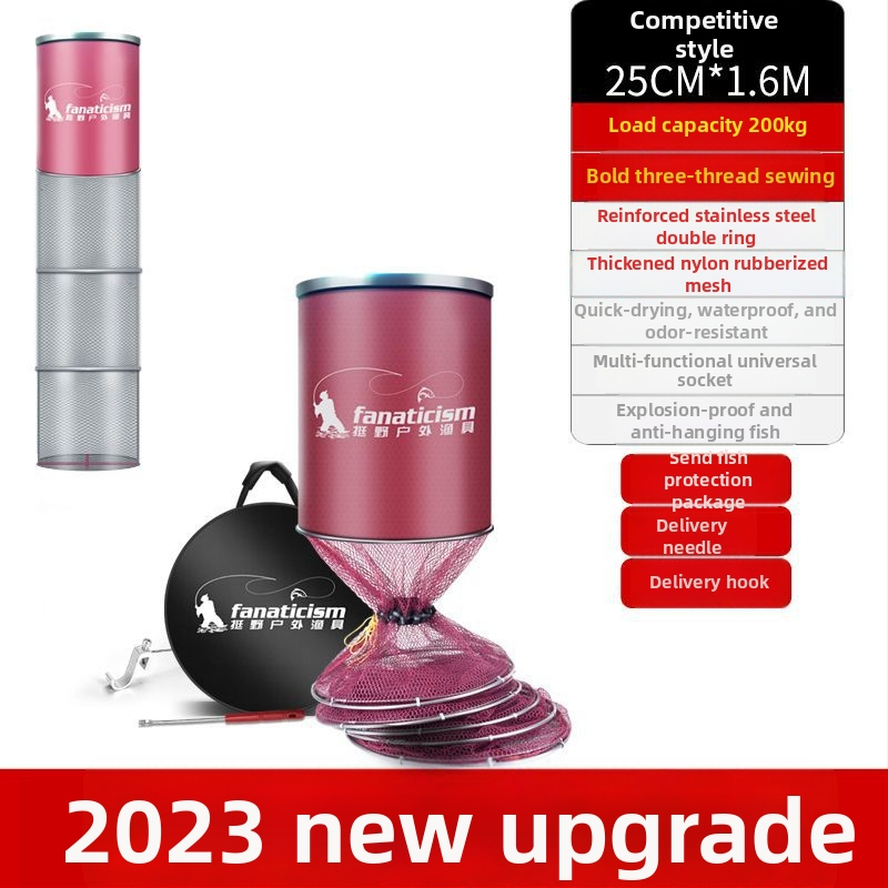 Kalurite kaitse võrgukott, kompaktne kalapüügi varustus, polüetüleenkiudud niit, paksenenud kiiresti-kuivav kate, takistamiseks jäkamine