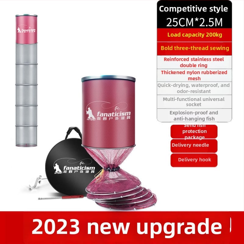 Kalurite kaitse võrgukott, kompaktne kalapüügi varustus, polüetüleenkiudud niit, paksenenud kiiresti-kuivav kate, takistamiseks jäkamine