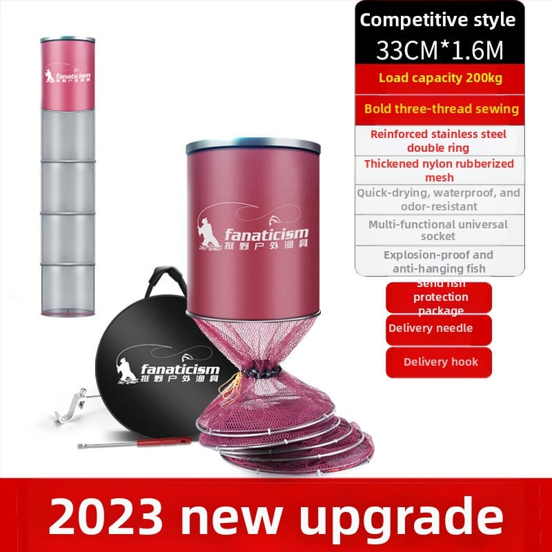 Kalurite kaitse võrgukott, kompaktne kalapüügi varustus, polüetüleenkiudud niit, paksenenud kiiresti-kuivav kate, takistamiseks jäkamine