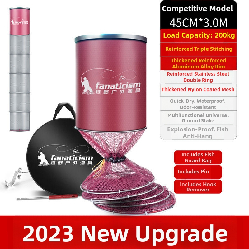 Kalurite kaitse võrgukott, kompaktne kalapüügi varustus, polüetüleenkiudud niit, paksenenud kiiresti-kuivav kate, takistamiseks jäkamine