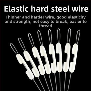 Kalastusliinide eraldaja anti-tõmbamise kujundusega ja topeltkonksud (Materjal: Kumm)