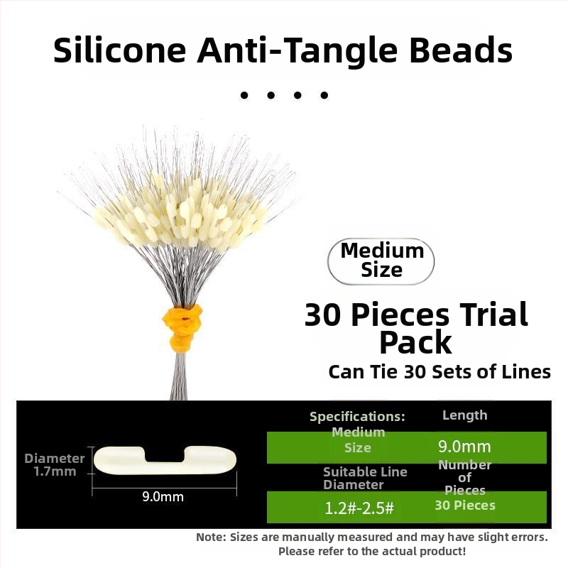 Kalastusliinide eraldaja anti-tõmbamise kujundusega ja topeltkonksud (Materjal: Kumm)