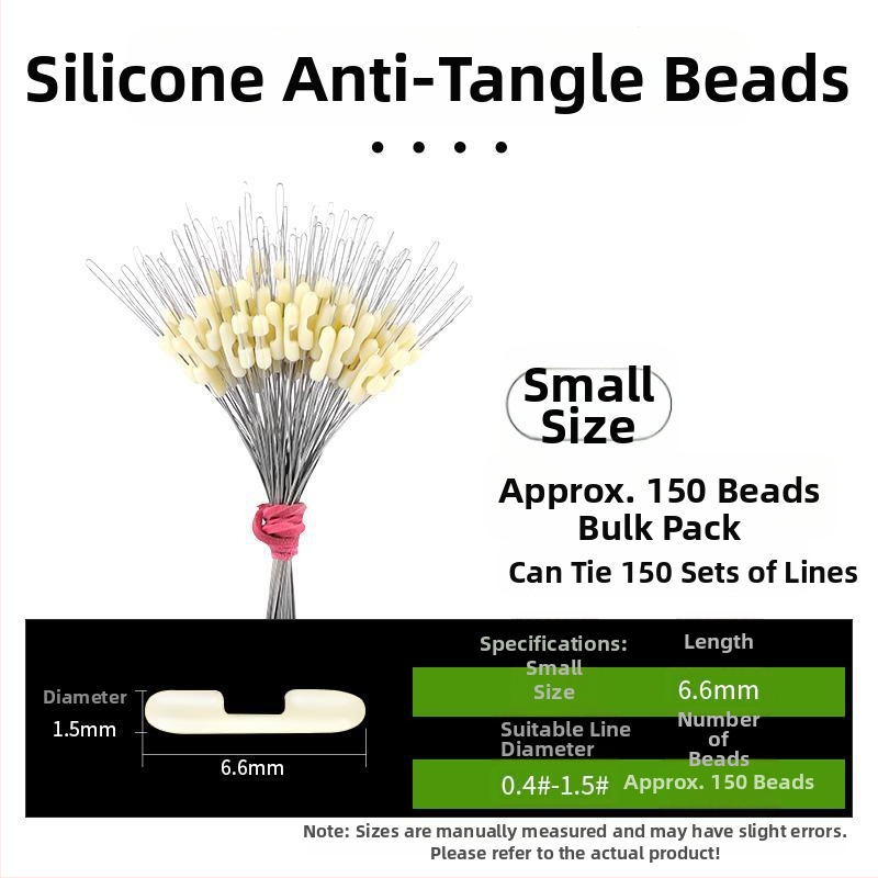 Kalastusliinide eraldaja anti-tõmbamise kujundusega ja topeltkonksud (Materjal: Kumm)