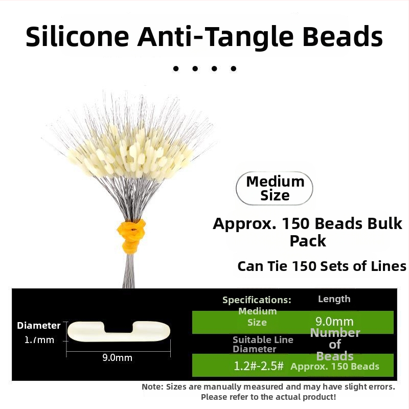 Kalastusliinide eraldaja anti-tõmbamise kujundusega ja topeltkonksud (Materjal: Kumm)