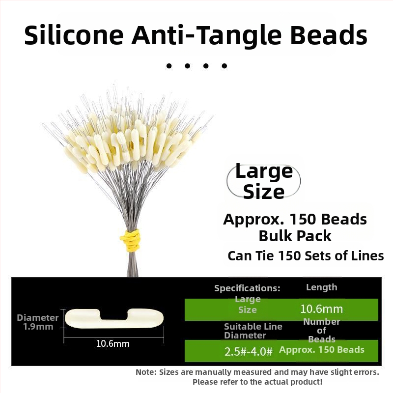 Kalastusliinide eraldaja anti-tõmbamise kujundusega ja topeltkonksud (Materjal: Kumm)