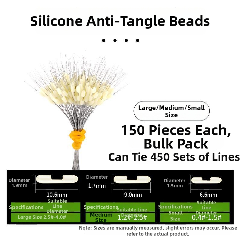 Kalastusliinide eraldaja anti-tõmbamise kujundusega ja topeltkonksud (Materjal: Kumm)