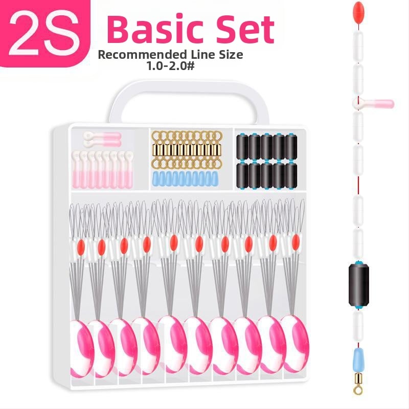 Silikon Space Bean põhiliini komplekt – täielik kalastusvarustuse komplekt väikeste lisadega