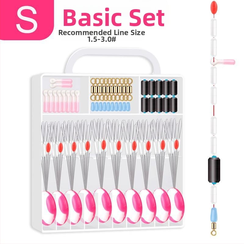 Silikon Space Bean põhiliini komplekt – täielik kalastusvarustuse komplekt väikeste lisadega