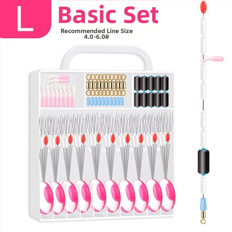 Silikon Space Bean põhiliini komplekt – täielik kalastusvarustuse komplekt väikeste lisadega